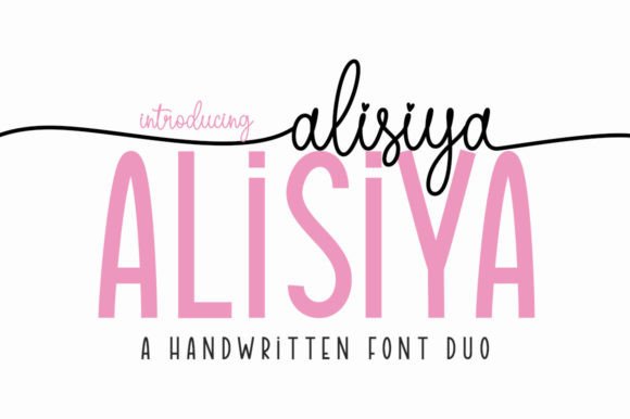 Alisiya: Where Sans Serif Clarity Meets Script Elegance