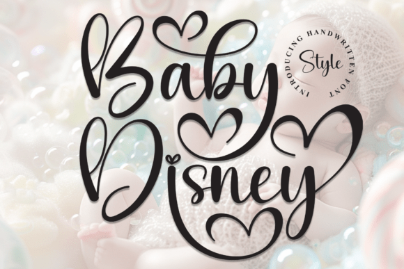 Baby Disney: A Charming Handwritten Font for Personal Designs