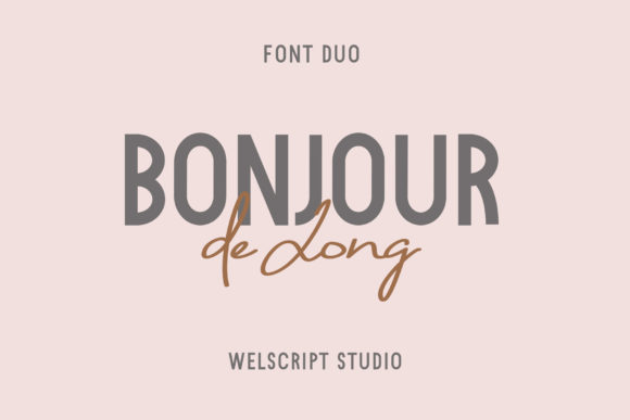 Bonjour De Jong: A Designer's Guide to This Modern Duo Font