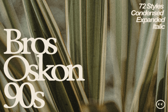 Bros Oskon 90s: A Modern Take on 90s Retro Typography