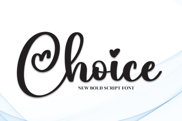 Choice: The Connecting Heart Font for Creative Projects