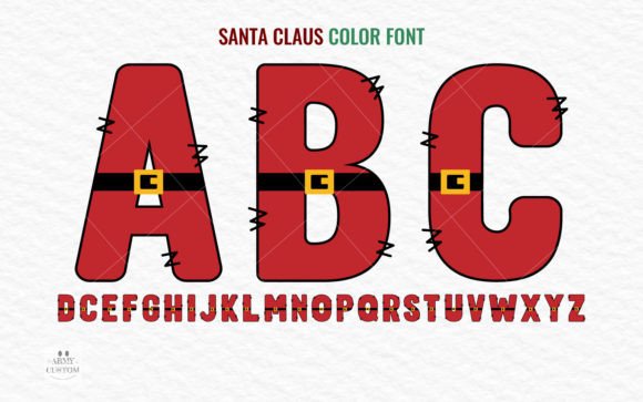 Christmas Santa: A Festive Font for Your Holiday Designs