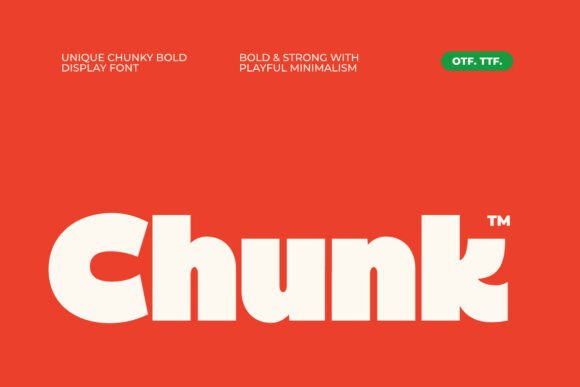 Chunk: The Bold Display Font for Modern Design