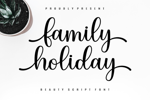 Family Holiday: Crafting Visual Stories with a Distinctive Script