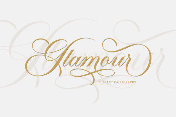 Glamour: The Script Font That Adds Luxury to Any Design
