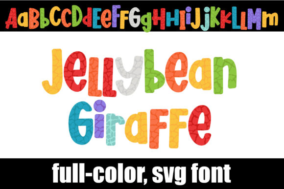 Jellybean Giraffe: A Playful Pop of Color for Your Projects