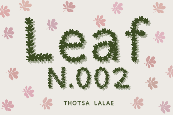 Leaf N.002: A Modern Font for Nature-Inspired Design