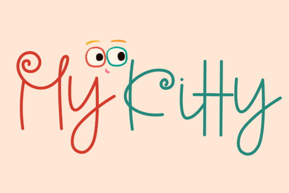 My Kitty: Crafting Brand Identity with Rhythmic Script