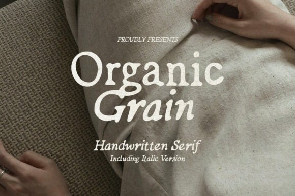 Organic Grain: A Naturally Crafted Serif Font Family