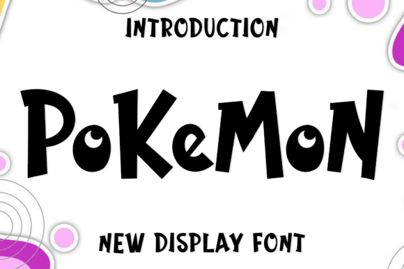 Pokemon: A Font That Brings Friendly, Hand-Drawn Charm to Your Work