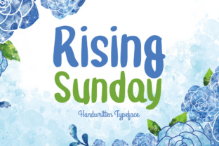 Rising Sunday: The Friendly Display Font for Modern Design