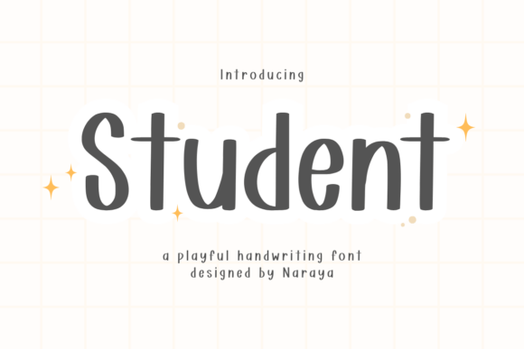 The Student Font: Your Go-To for Playful Branding