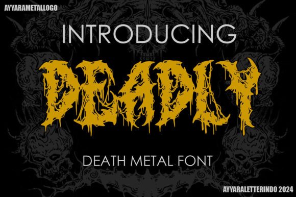 Unleash Your Brand's Edge with the Deadly Typeface
