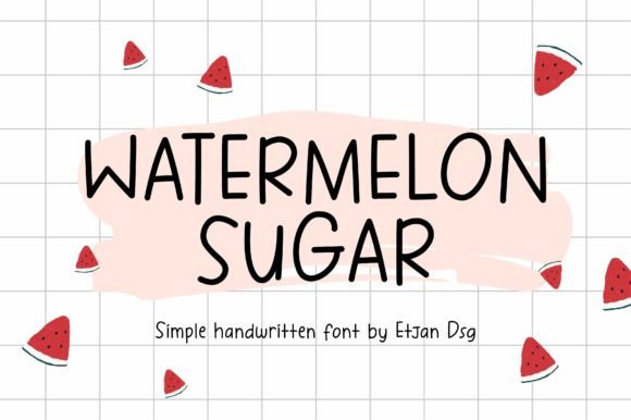 Watermelon Sugar: The Handwritten Sans Serif for Modern Creativity